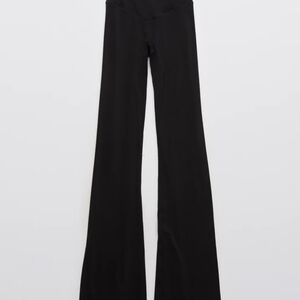 Aerie Flared Leggings Black